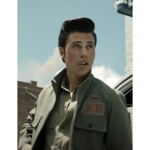 Elvis Presley Austin Butler Green Jacket